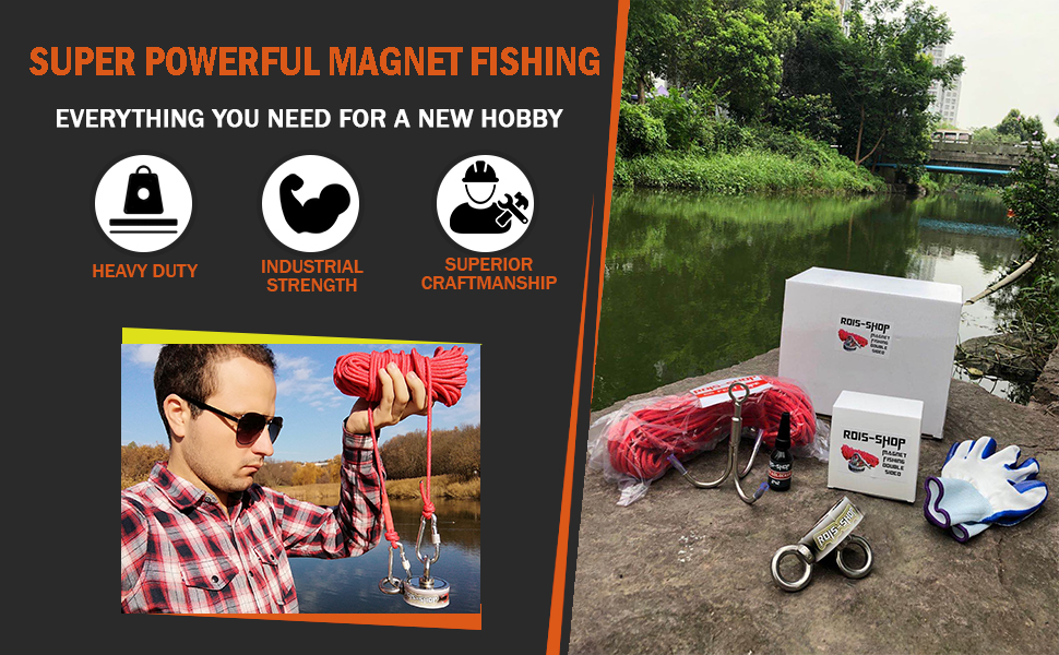 magnet fishing double sided